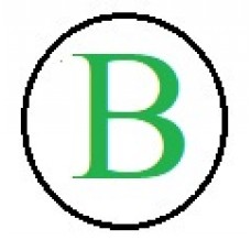 Бусины с буквами разноцветными B